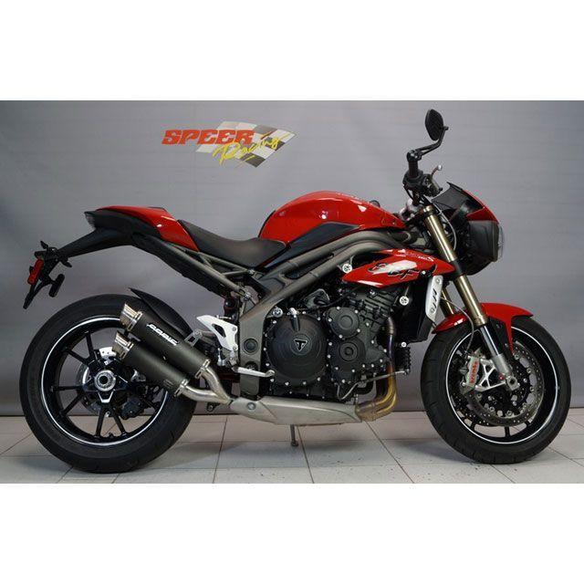 ボディス Speed Triple GPX2 スリップオンマフラー ステンレスブラック