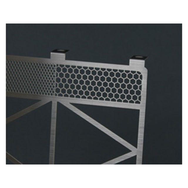 エッチングファクトリー ナイトロレーシング DAEG用KIT ラジエーターガードSB カラー 赤エンブレム ETCHING FACTORY