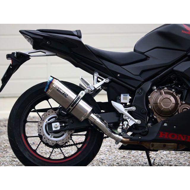 ダブルアールズ CBR400R SS-OVALリアエキゾースト ソリッド WR’Sの画像