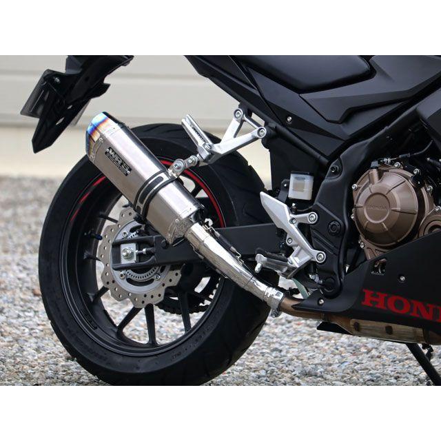 ダブルアールズ CBR400R SS-OVALリアエキゾースト ソリッド WR’Sの画像