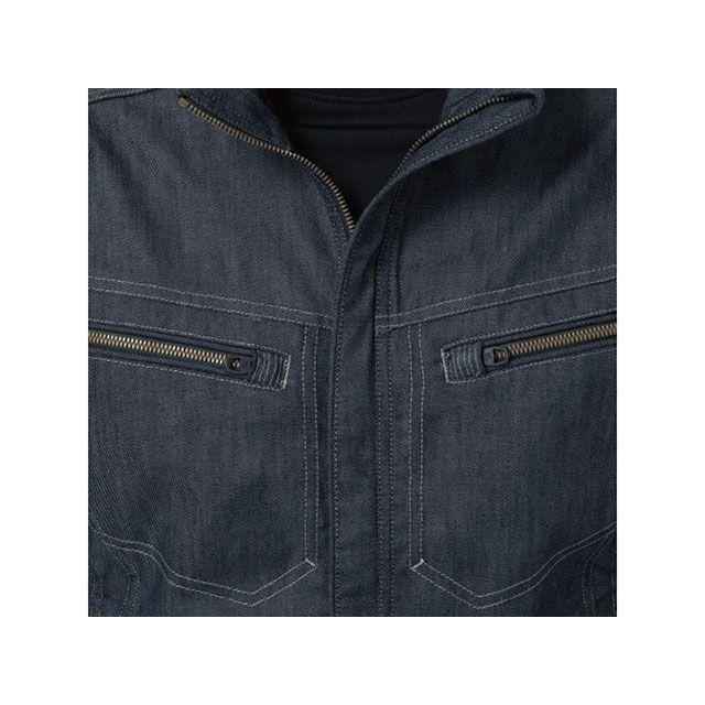 TSデザイン TS LAYERED TWILL ロングスリーブジャケット（ネイビー） サイズ 6L メーカー在庫あり TS DESIGNの画像