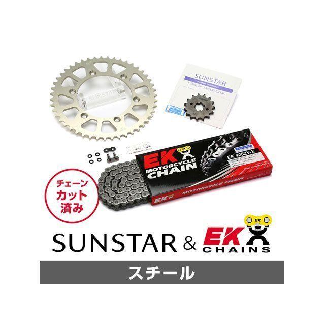 正規品／サンスター TT250Rレイド KE21531 スプロケット＆チェーンキット（スチール） SUNSTAR バイク