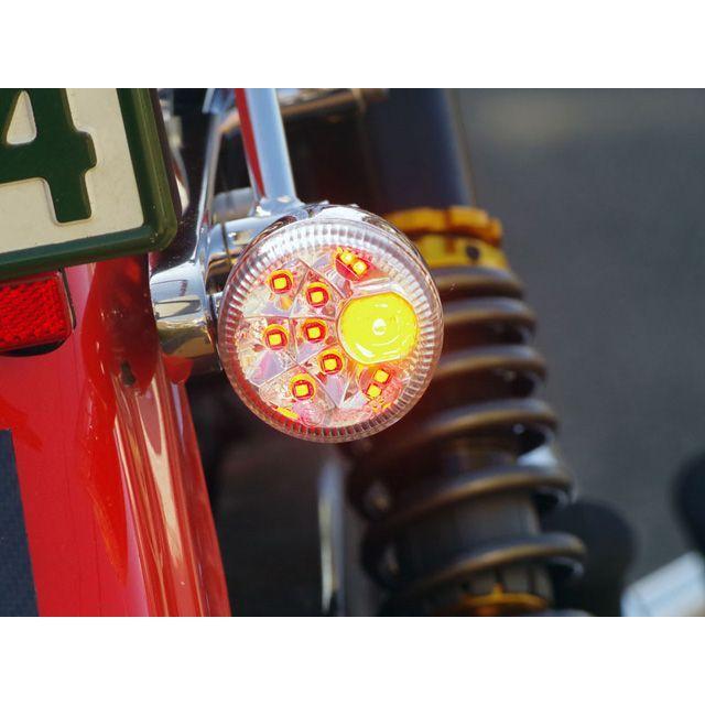 ワールドウォーク 汎用 LED ウインカー hanabi 3ファンクション ブラックボディ WW