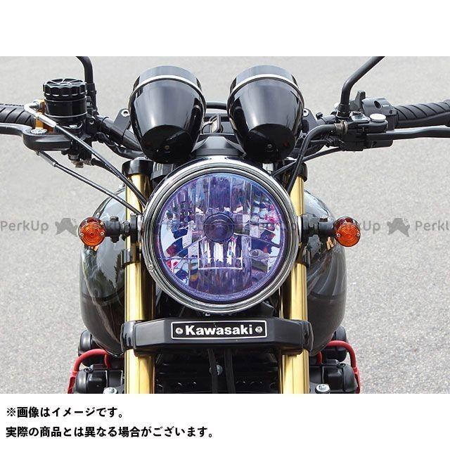 ブライテック 汎用 ヘッドランプ ラウンドタイプ リム付 8mm汎用