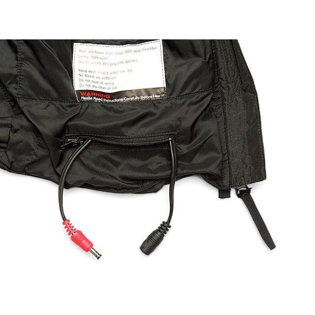 ウォームアンドセーフ WS-JLM4 男性用ヒーテッド・ジャケット（ブラック） サイズ S Warm&Safe_4