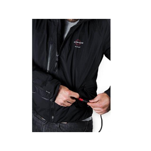 ウォームアンドセーフ WS-JLM4 男性用ヒーテッド・ジャケット（ブラック） サイズ S Warm&Safe_9