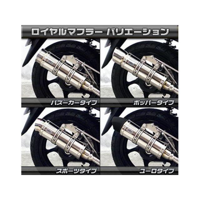 ウイルズウィン アドレス110 アドレス110（CE47A）用 ロイヤルマフラー ユーロタイプ オプション オプションC WirusWinの画像