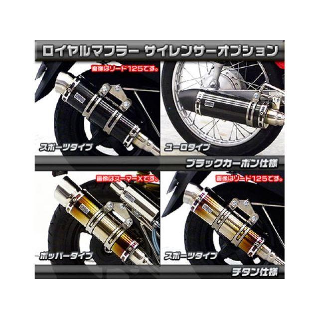 ウイルズウィン クロスカブ クロスカブ（JA10）用 ロイヤルマフラー ユーロタイプ オプション オプションD WirusWinの画像