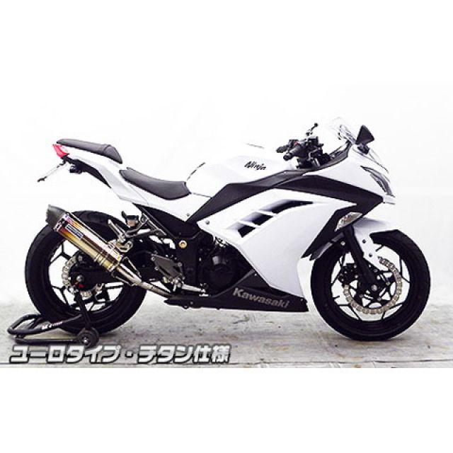 ウイルズウィン Ninja250 Ninja250用 スリップオンマフラー ユーロタイプ サイレンサー チタン仕様 WirusWinの画像