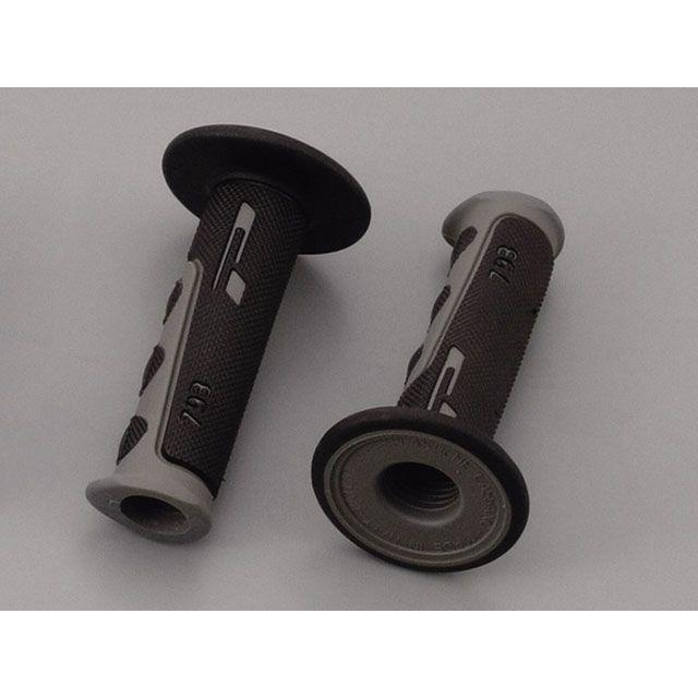 雑誌付き プログリップ 793タイプ Progrip エンド貫通 オフロード用グリップ カラー グレー メーカー在庫あり 汎用 返品 交換対象商品 汎用