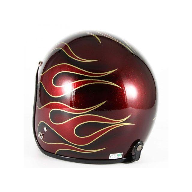 正規品／72ジャムジェット FLAMES カラー：レッド メーカー在庫あり 72JAM バイク｜motoride｜05