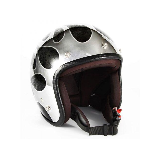 72JAM JET HELMET 72ジャムジェット FLAMES T-2 カラー ブラック 72JAM