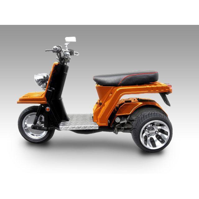 4ｓｔホンダジャイロ 中反りアルミホイール扁平タイヤ＆スペーサーセット ジャイロ用中反りアルミホイール扁平タイヤ＆スペーサー40mmセット