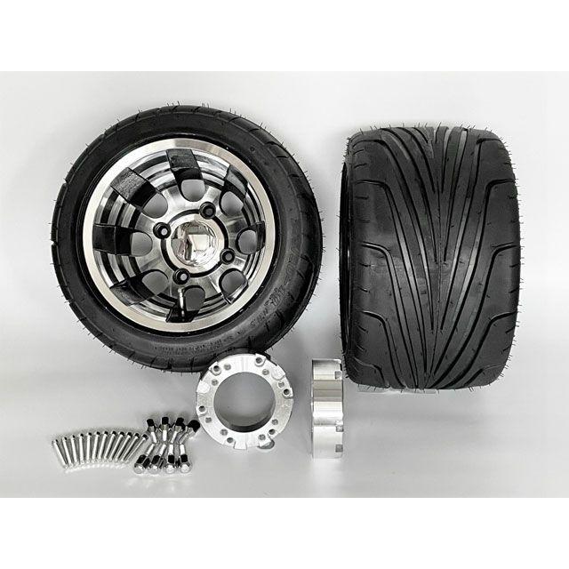 ホンダ ジャイロ 後輪 10インチ ホイールセット　スペーサー４穴変換4㎝つき ホンダ ジャイロ 後輪 10インチ ホイールセット スペーサー4穴