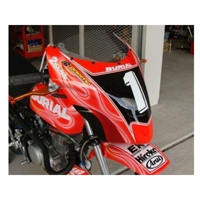 新品／ベリアル エイプ100 XR100モタード GPバイザーカウル BURIAL