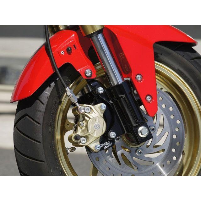 オーバーレーシング GROM フロントキャリパーサポート ブレンボ2P用 OVER RACING_2
