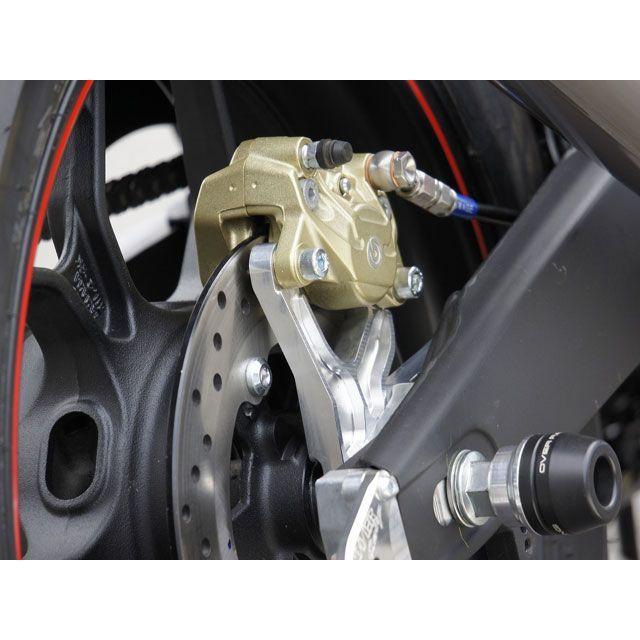 オーバーレーシング MT-25 YZF-R25 リアキャリパーサポート ブレンボ2P用 カラー シルバー メーカー在庫あり OVER RACINGの画像