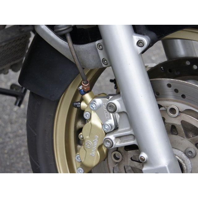 オーバーレーシング GPZ900R フロントキャリパーサポート ブレンボ4P/40mm用 メーカー在庫あり OVER RACINGの画像