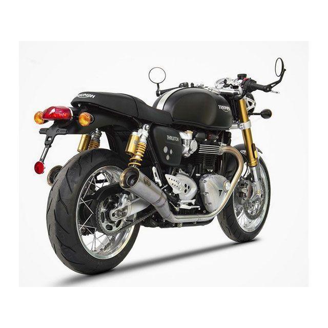 ザード THRUXTON-R N.2 チタン EURO 4 HOMOLOGATED スリップオン for TRIUMPH THRUXTON-R （2…の画像
