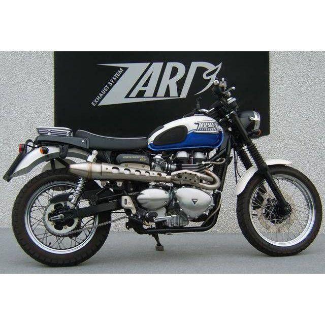 ザード SCRAMBLER 2＞1 ステンレススチール EURO 3 HOMOLOGATED-CAT フルキット for TRIUMPH SCRAM…の画像