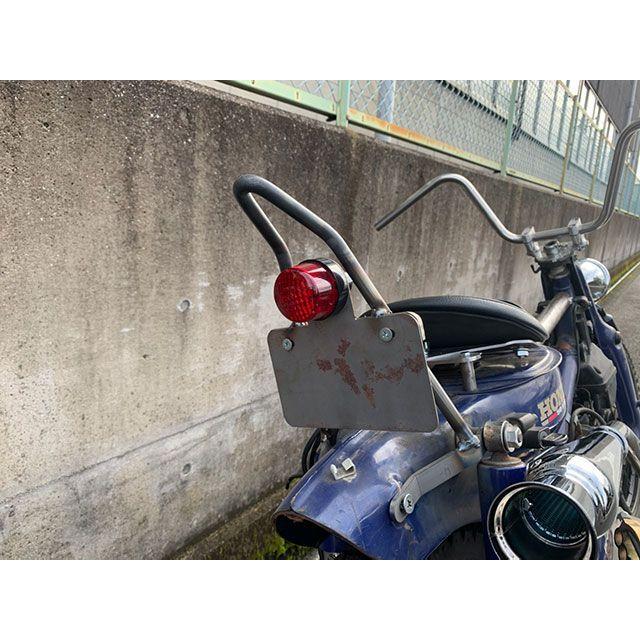 部品屋K&W カブ カブ用シーシーバー ナンバーKIT K&W : モトメガネ2号