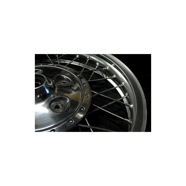 部品屋K&W SR400/500 19in フロントホイールKIT アルミHリム