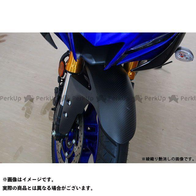 SPEEDRA YZF-R25 YZF-R3 フロントフェンダー 純正形状 ドライカーボン 仕様 平織り艶消し SPEEDRAの画像