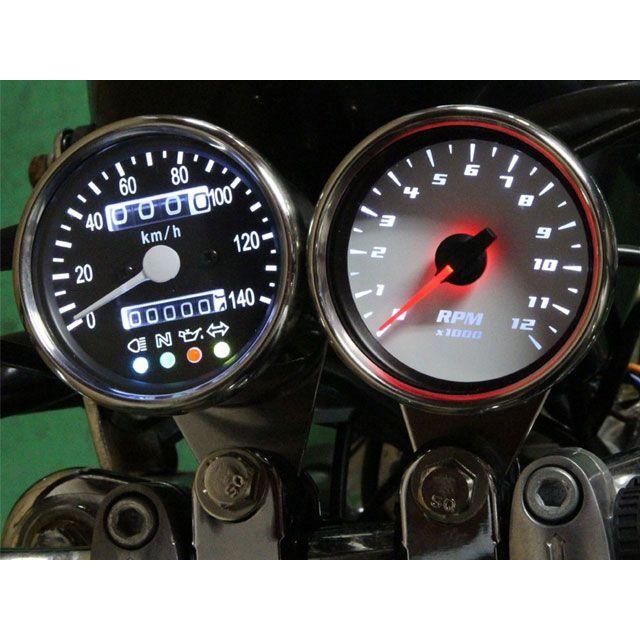 正規品／ライズコーポレーション 汎用 バイク用 電気式 12000RPM LED タコメーター 60パイ カラー：ホワイト メーカー在庫あり RIS…｜motoride｜05