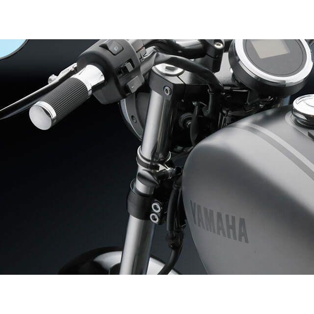 リゾマ BOLT フロントウィンカー取付アダプタ（ブラック） RIZOMAの画像