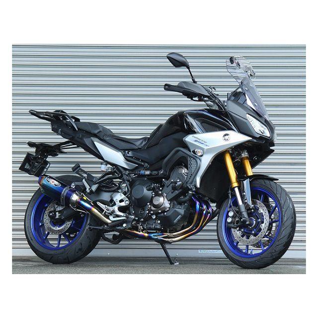 ビートジャパン TRACER900/GT NASSERT-R Evolution Type II フルエキゾーストマフラー（ブルーチタン） BEET_1