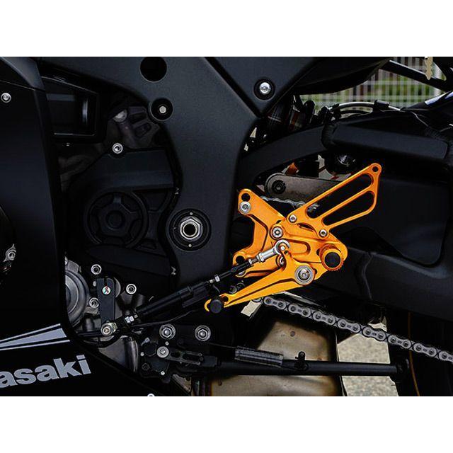 ベビーフェイス ZX10R バックステップキット リバース（逆シフト）モデル カラー ブラック BABYFACE