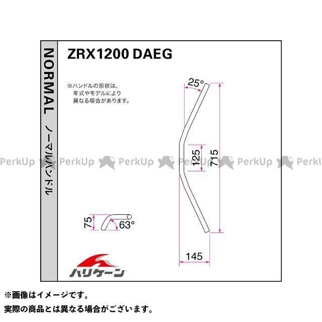 ハリケーン ZRX1200 DAEG 200ロボット1型 ハンドルセット（クロームメッキ） HURRICANE_2