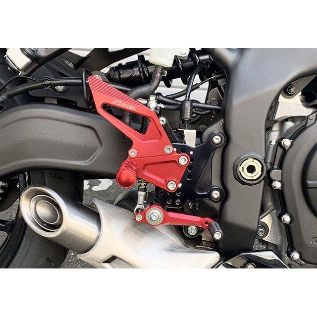 スナイパー NINJA ZX-25R ZX-4R SE ストリート用 バックステップ 赤