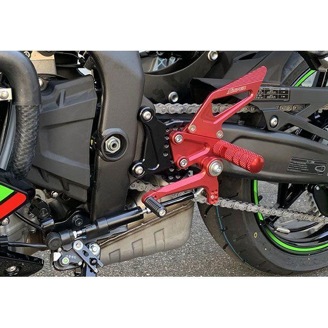 スナイパー NINJA ZX-25R ZX-4R SE ストリート用 バックステップ 赤