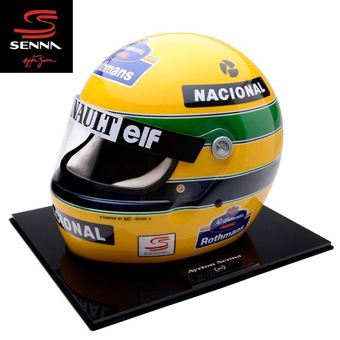 アイルトンセナ 模型 SID MOSCA 1/1 1994年 レプリカヘルメット モータースポーツ 雑貨 AyrtonSenna｜motorimoda