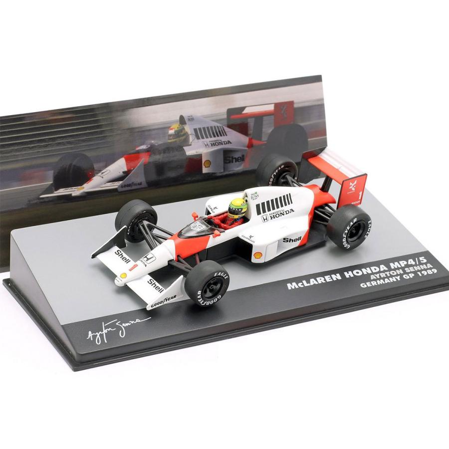 アイルトンセナ 模型 1/43 スケール マクラーレン MP4/5 #1 1989 ドイツGP ウィナー モータースポーツ 雑貨｜motorimoda