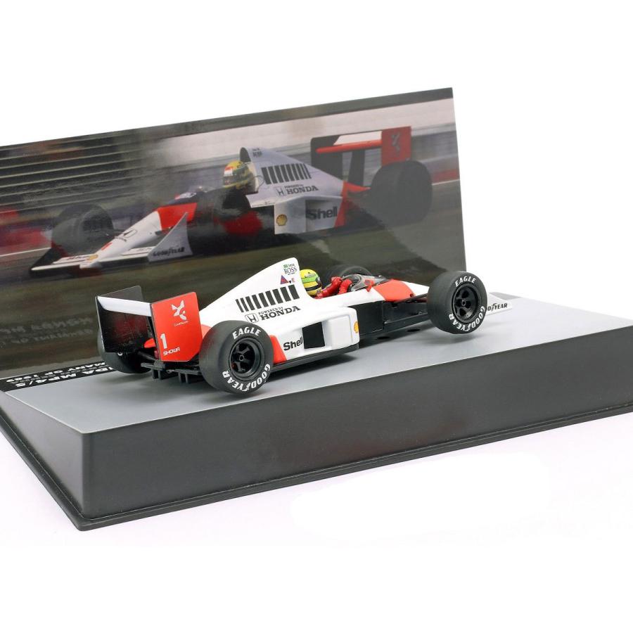 アイルトンセナ 模型 1/43 スケール マクラーレン MP4/5 #1 1989 ドイツGP ウィナー モータースポーツ 雑貨｜motorimoda｜03