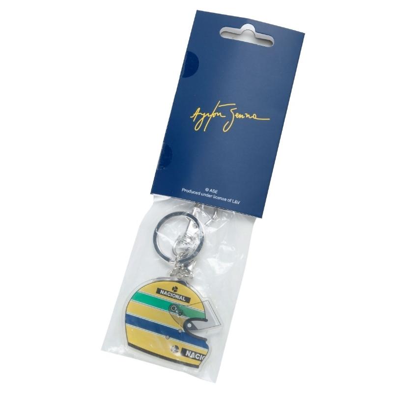 F1】アイルトン・セナ・ダ・シルヴァキーホルダーキーチェーン ヘルメット