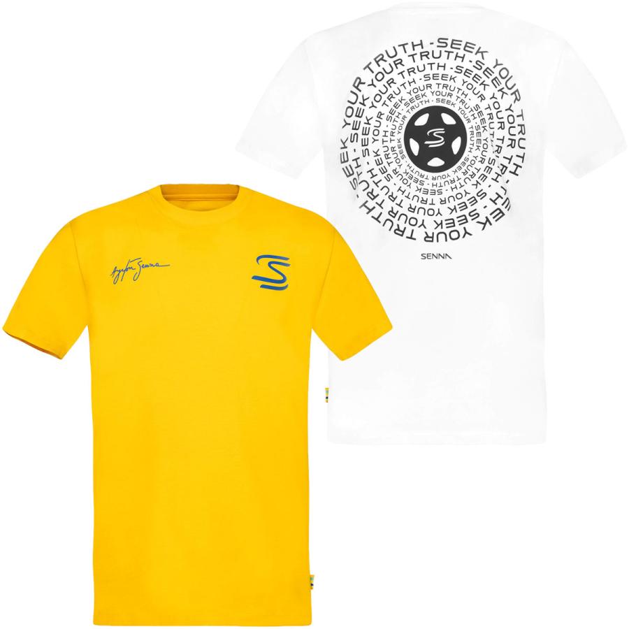 アイルトンセナ Tシャツ アイルトン・セナ シーク ユア トゥルース 