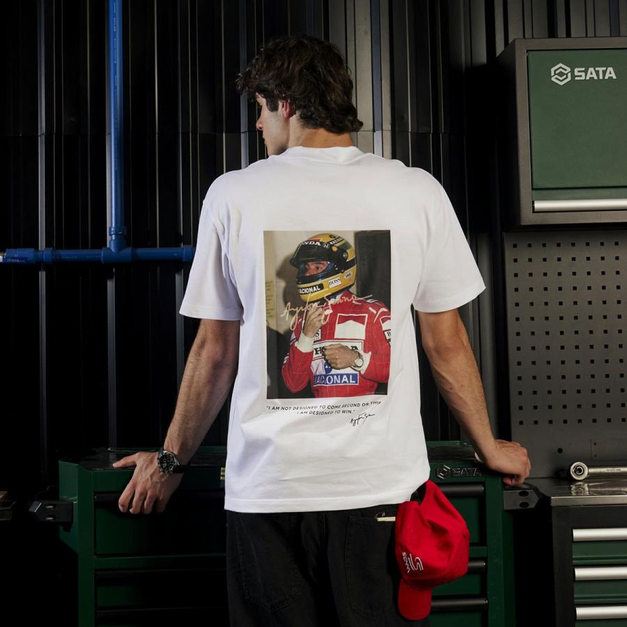 Tシャツ アイルトン・セナ×タグ・ホイヤー オーバーサイズ トゥ ウィン