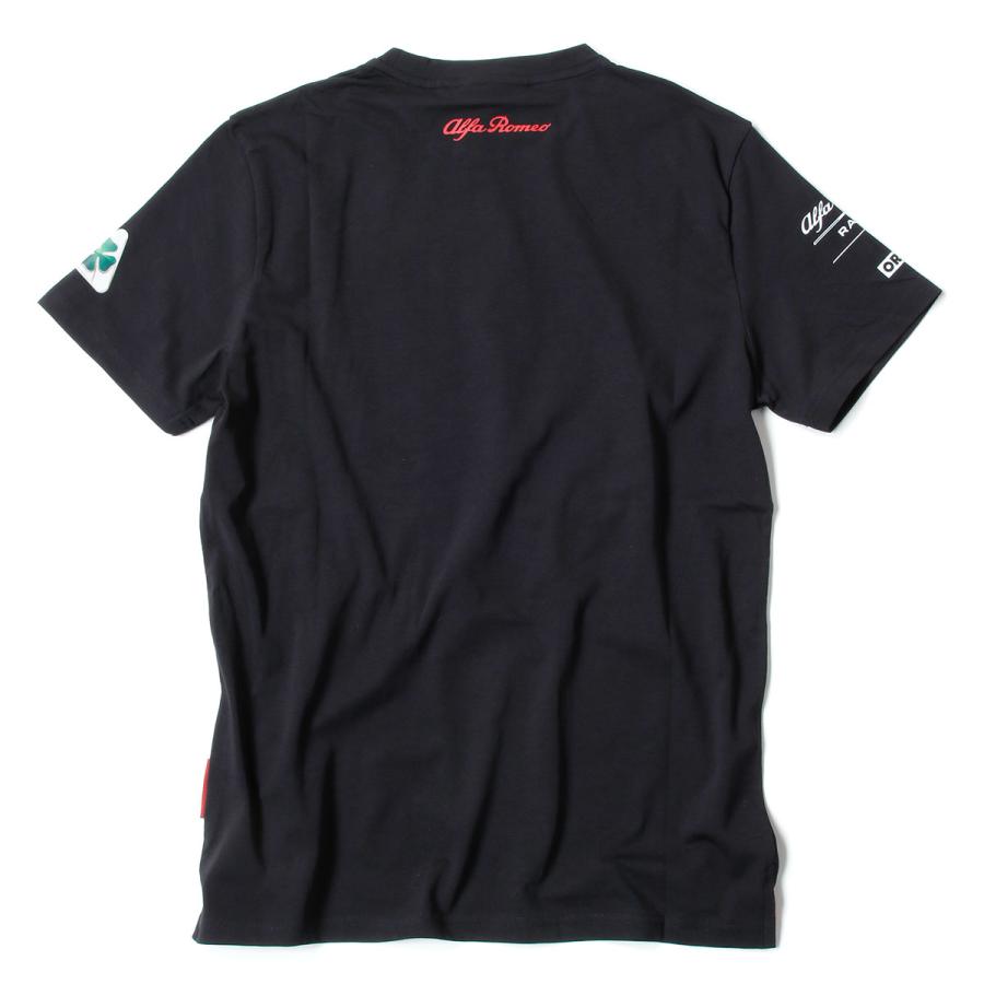 Tシャツ アルファロメオ レーシング アルファロメオ シルバー トリブート Tシャツ モータースポーツ ウェア Alfa Romeo Racing｜motorimoda｜02