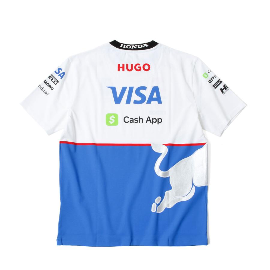 F1 RB ビザ・キャッシュアップ　ヒューゴ サッカー シャツ ゲームシャツ ビザ・キャッシュアップRB F1チーム Tシャツ VISA CASH APP RB F1