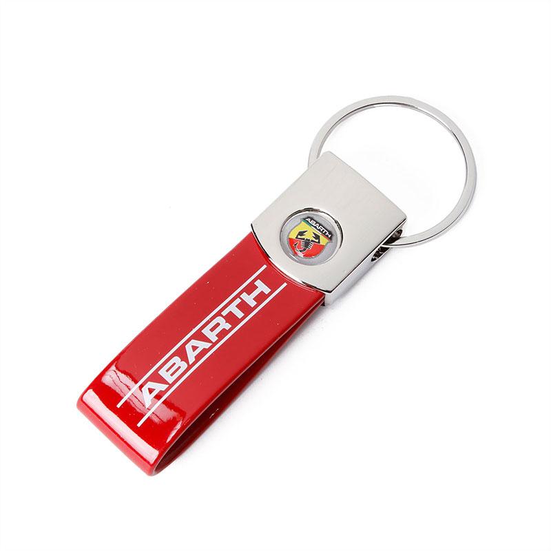 アバルト キーホルダー ストライプ バンド キーリング 車 雑貨 ABARTH 