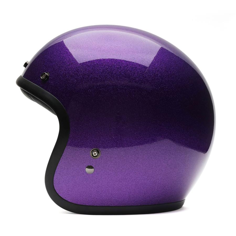 ジェットヘル パープルフレイク 装飾用 BELL（ベル） ジェット CUSTOM500 フレークパープル バイク ヘルメット