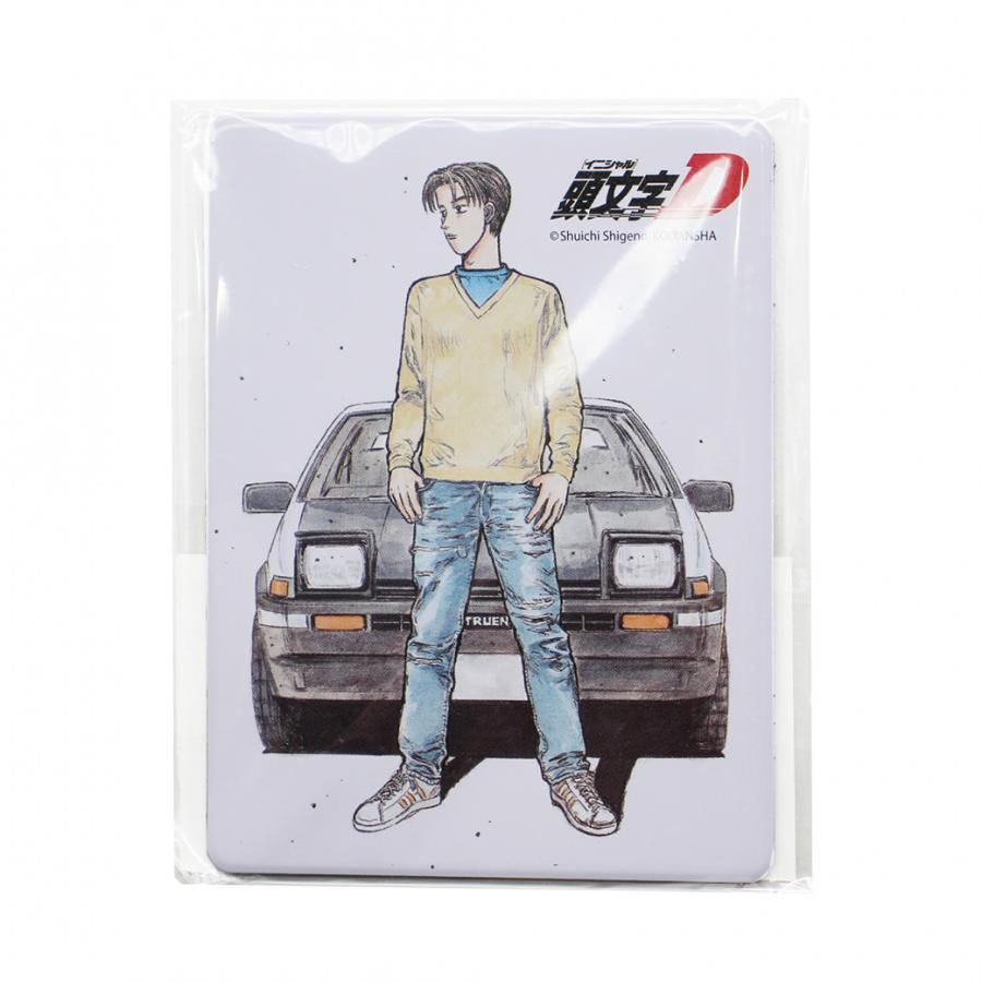 雑貨 頭文字D マグネット 60mm×80mm 車 イニシャルD Cassette Car
