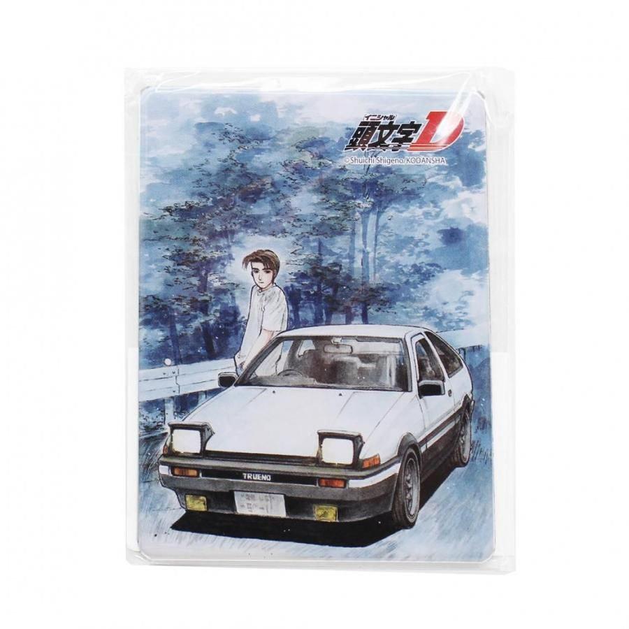 雑貨 頭文字D マグネット 60mm×80mm 車 イニシャルD Cassette Car
