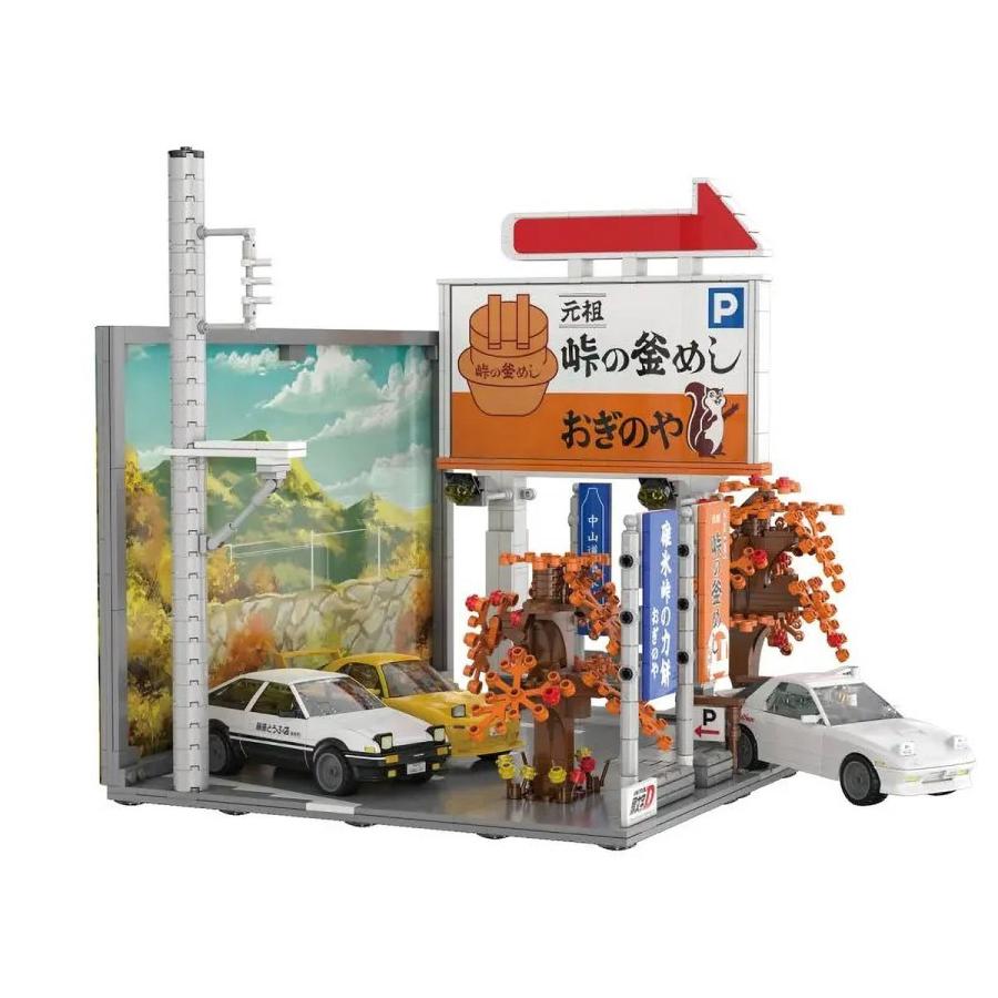 模型 CaDA ブロック 頭文字D 中山道 峠の釜めし パーキング （909