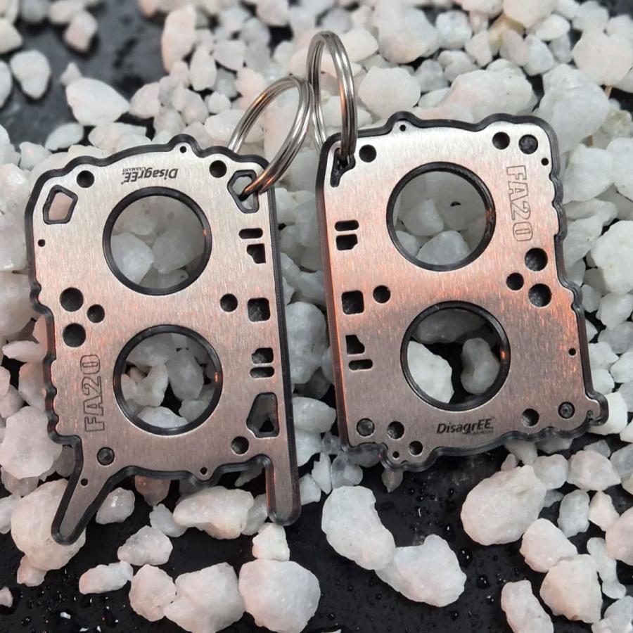 ディスアグリー キーホルダー スバル FA20 ヘッドガスケット キー