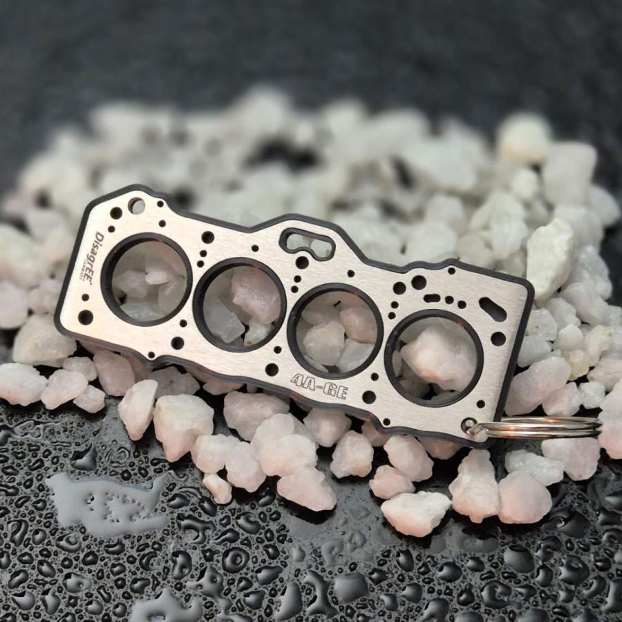 ディスアグリー キーホルダー トヨタ 4A-GE ヘッドガスケット キー