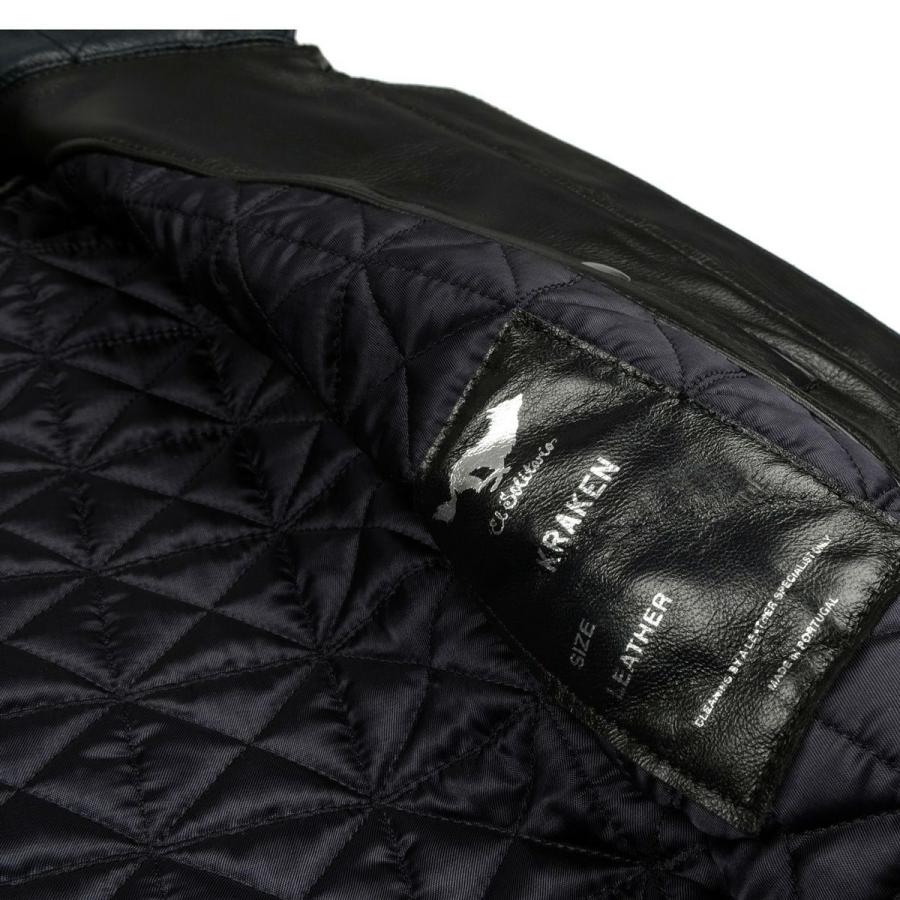 レザージャケット エルソリタリオ クラーケン バイク ウェア アウター